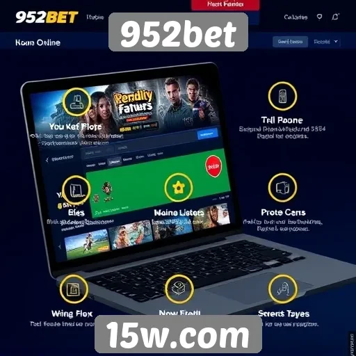Análise das funcionalidades do site 952bet